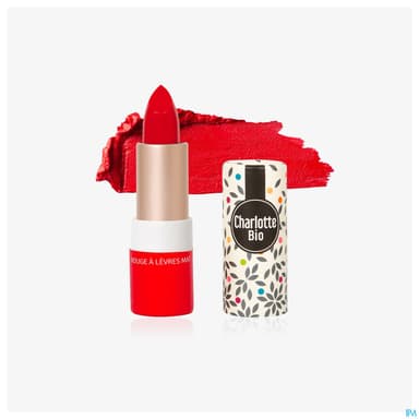 Charlotte Bio Rouge A Levres Le Vrai Rouge Mat 3g5