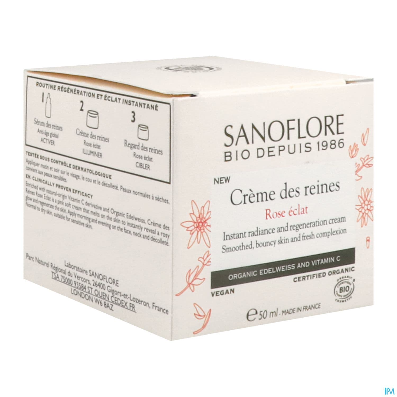SANOFLORE CR REINE ROSE ECLAT 50ML