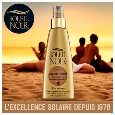 Soleil Noir Huile Seche Vitamine Ip 4 Spray 150ml