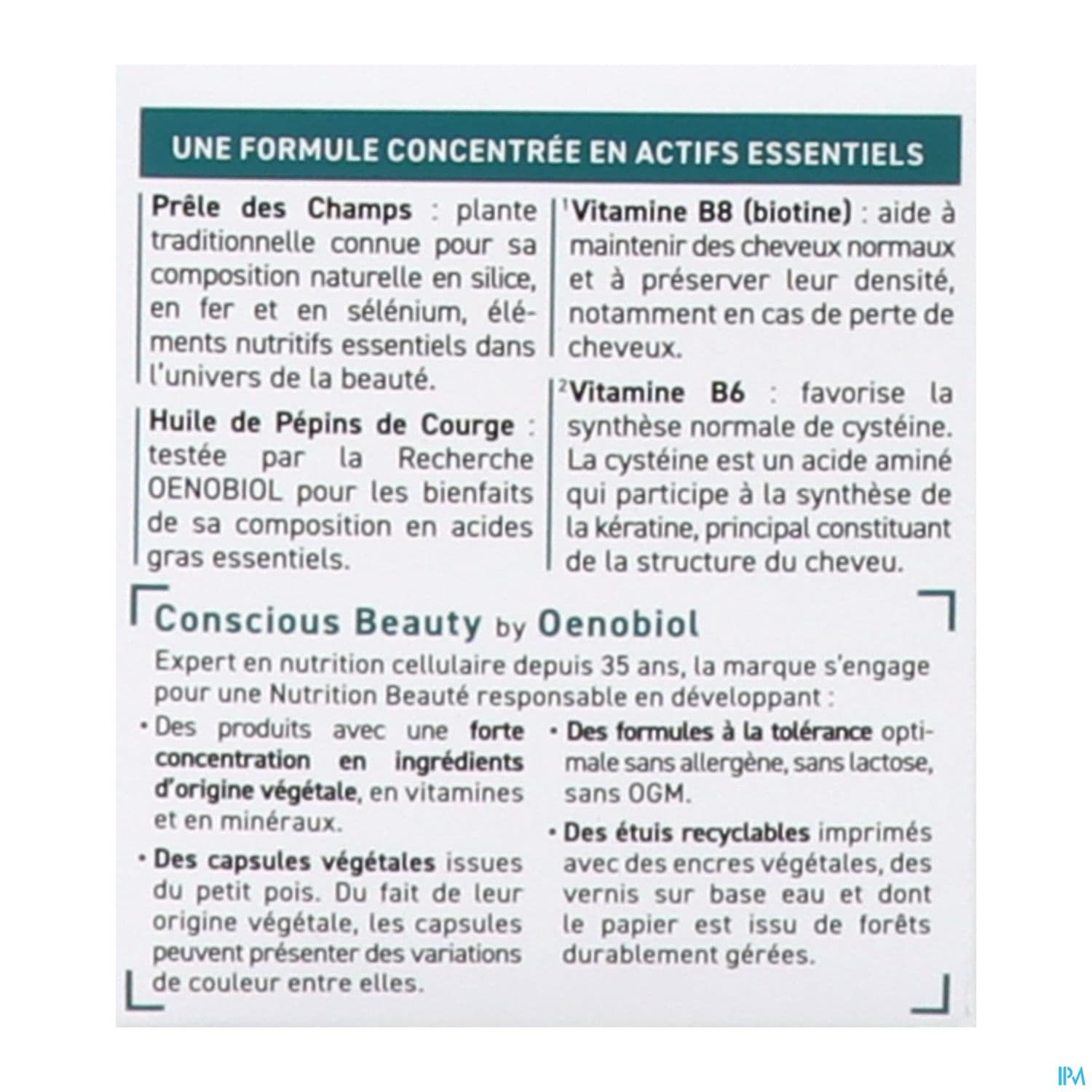 Oenobiol Hair Expert Chute De Cheveux Capsule 60