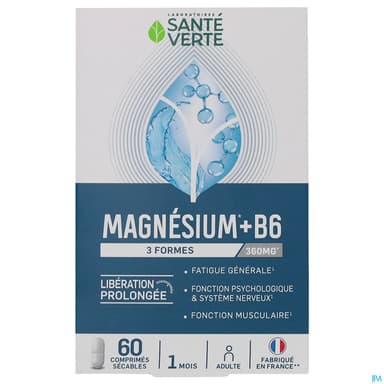 Sante Verte Magnesium 3 Formes 360mg Comprime 60