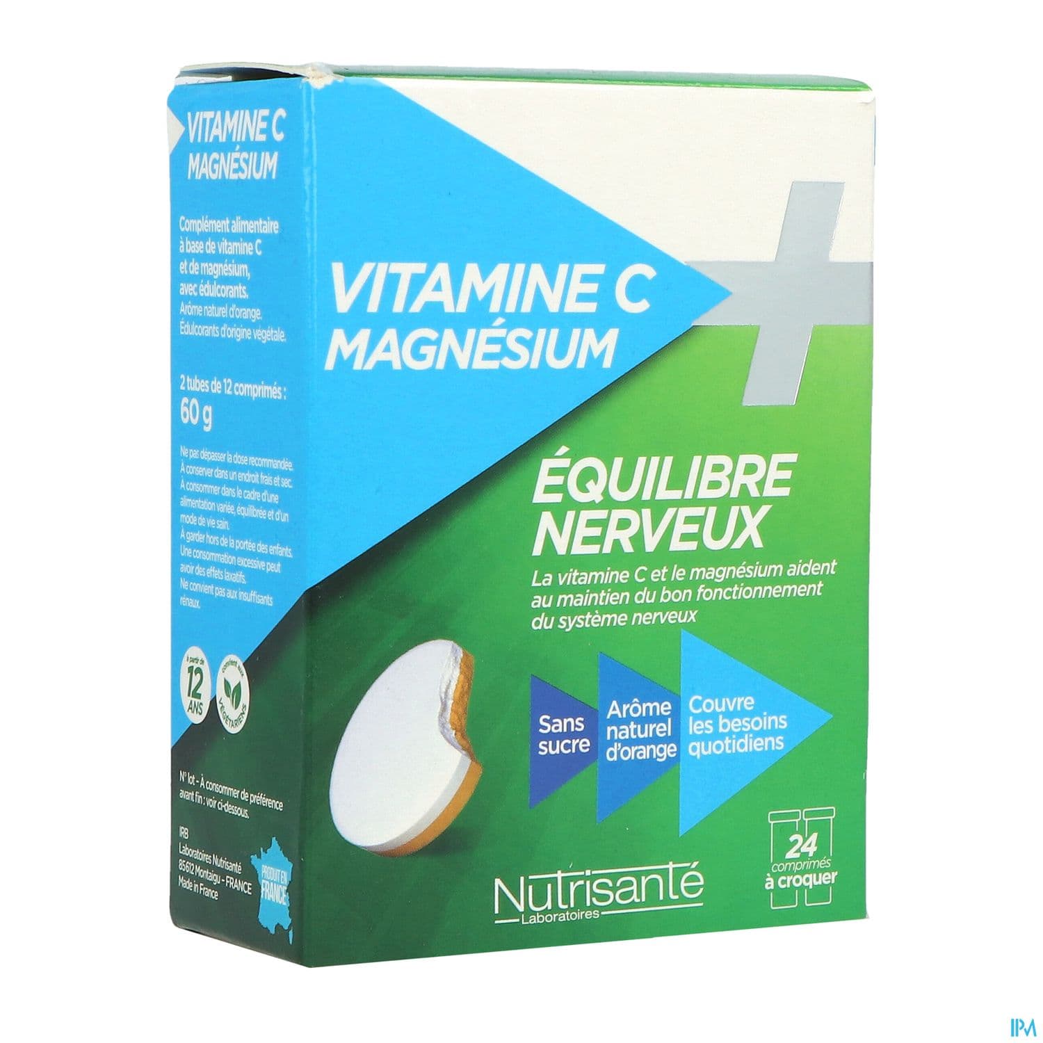 Vitavea Vitamine C + Magnesium Comprime A Croquer 12 X2