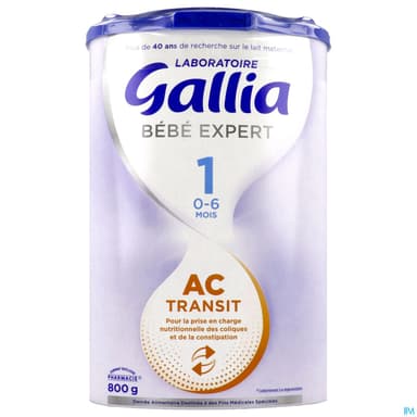 Gallia Bebe Expert Ac-transit 1er Age 800g