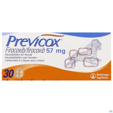 PREVICOX CPR 57MG BT 30