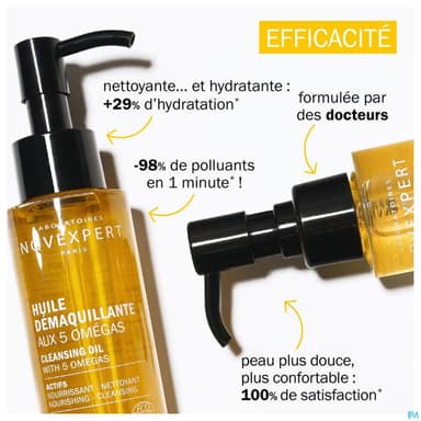 Novexpert Huile Demaquillante 5omegas 150ml