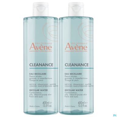 AVENE CLEANANCE EAU MICELL 400MLX2