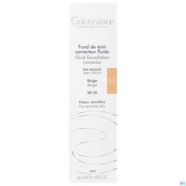 Avene Couvrance Fdt Correct. Fluide 2,5 Beige 30ml