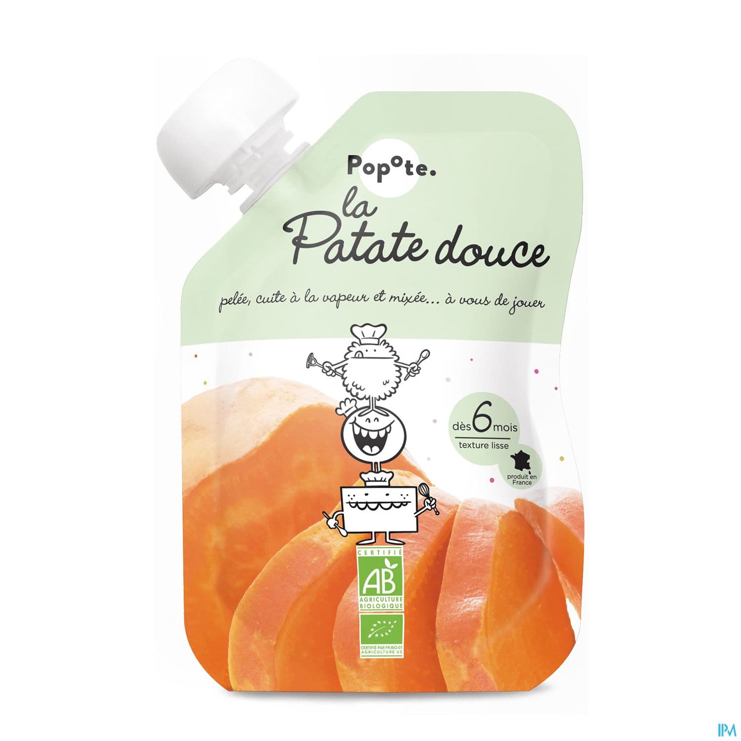 Popote Gourde Patate Douce Bio 120g