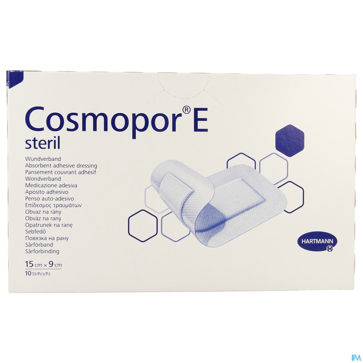 COSMOPOR E STERIL PANS 15X9CM10