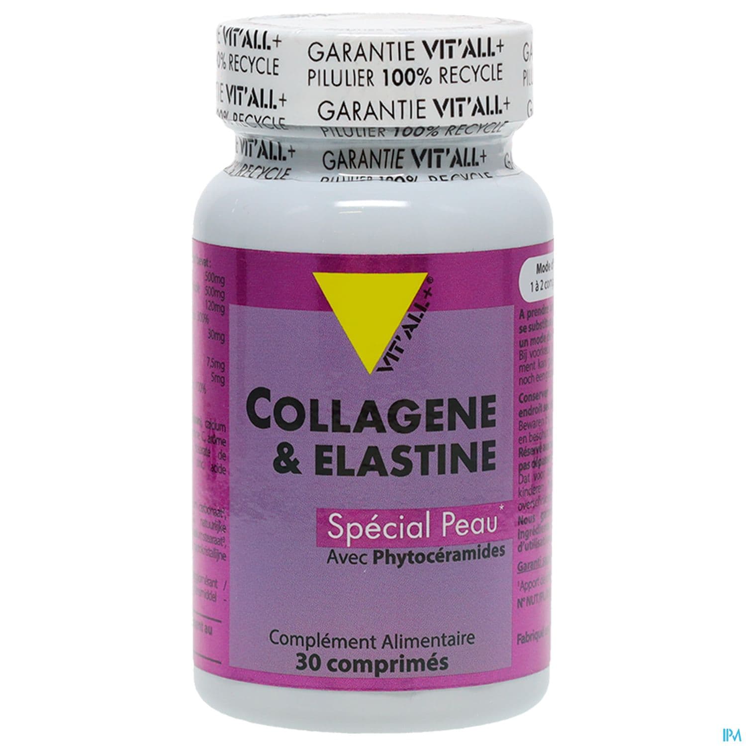 Vit All+ Collagene Elastine Peau Comprime 30