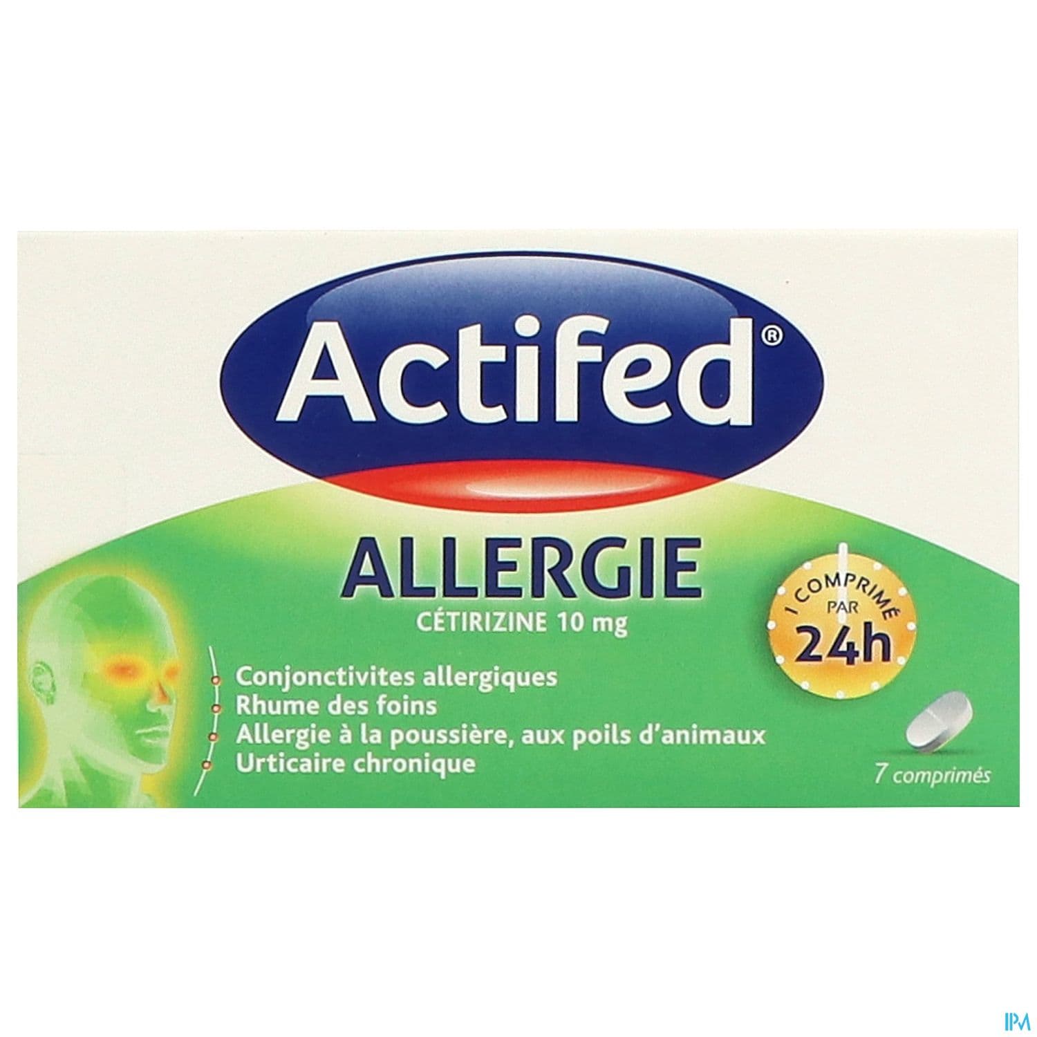 Reactine 10mg Comprime Secable 7