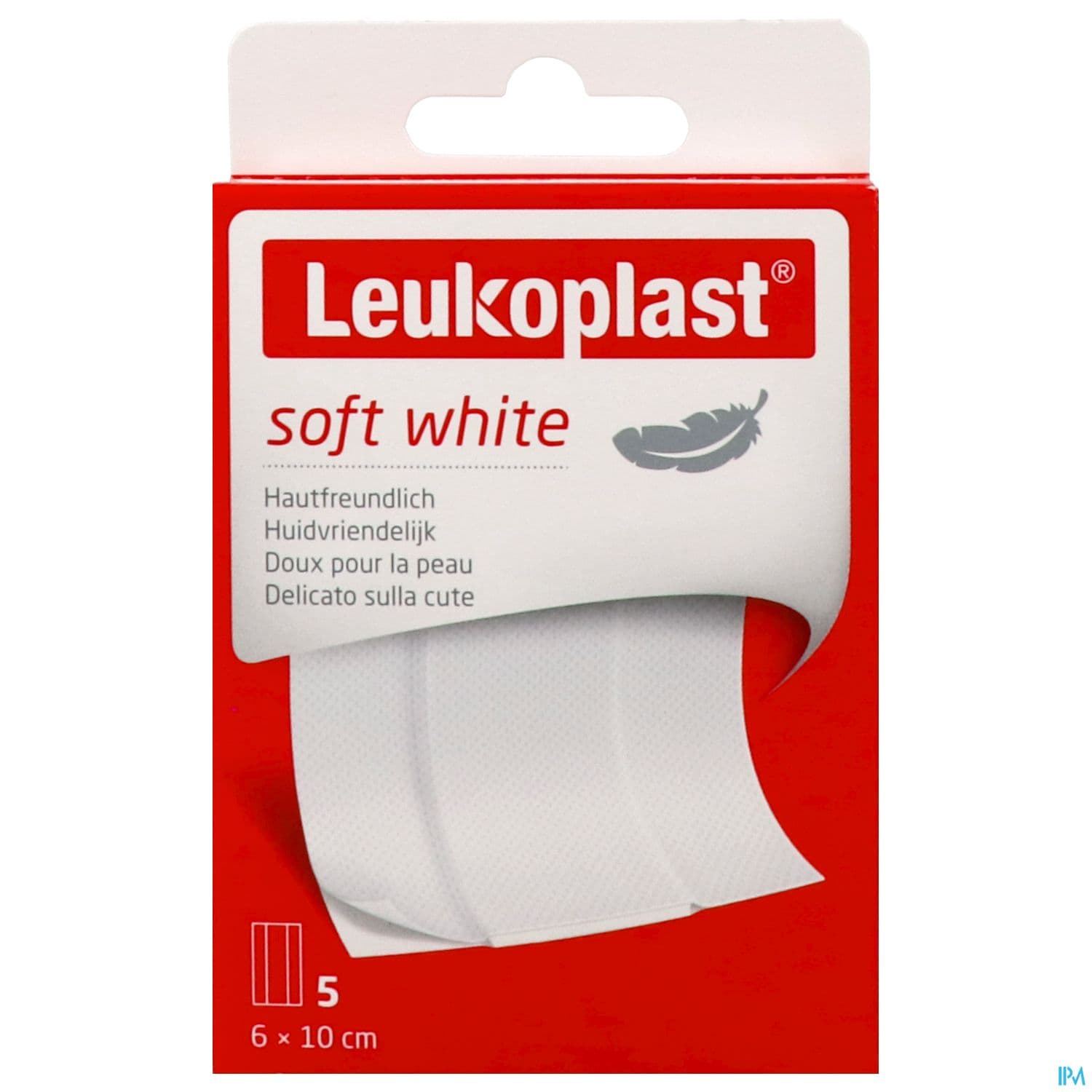 LEUKOPLAST SOFT WHIT PANS 10X6CM 5