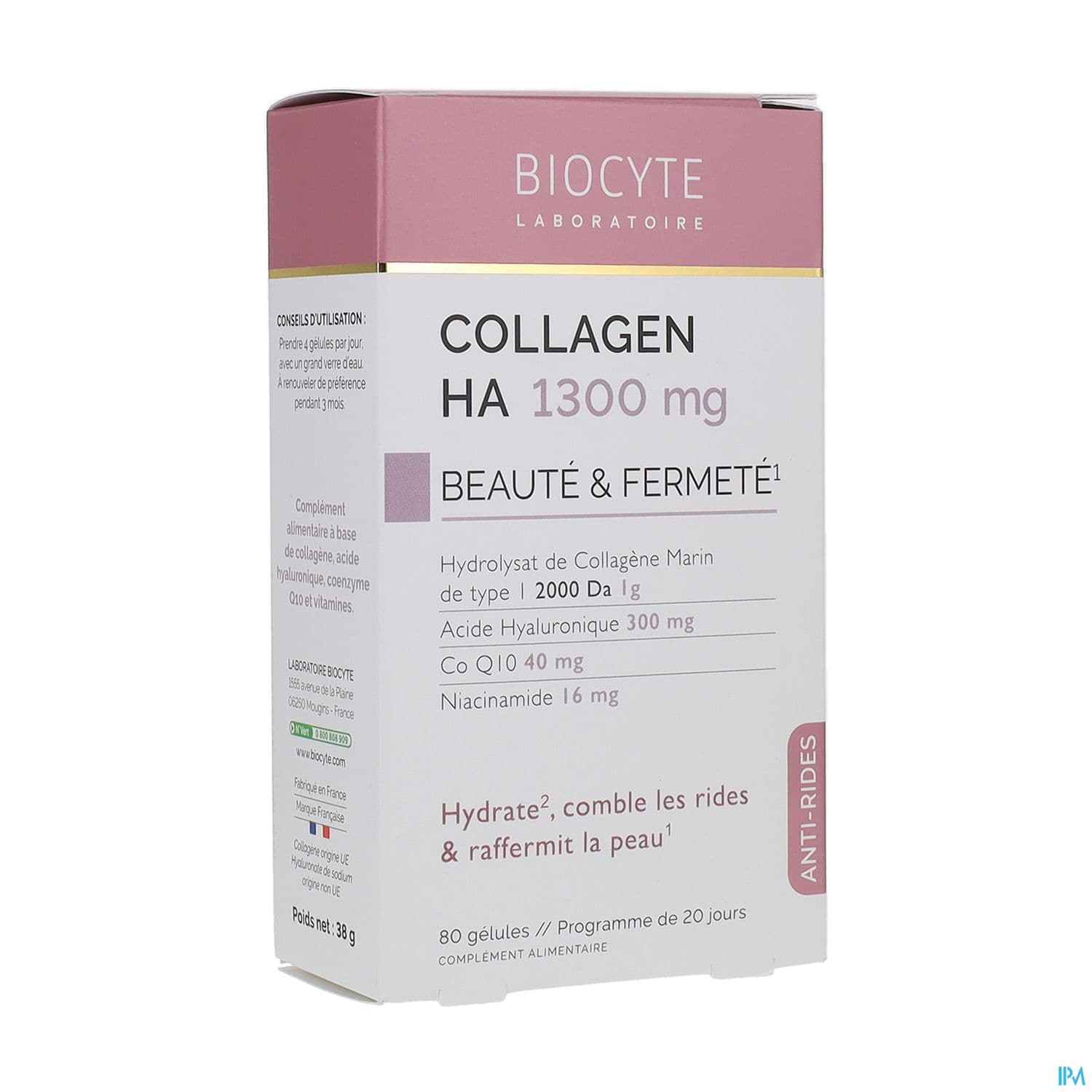 Biocyte Collagen Ha 1300mg Gelule 90