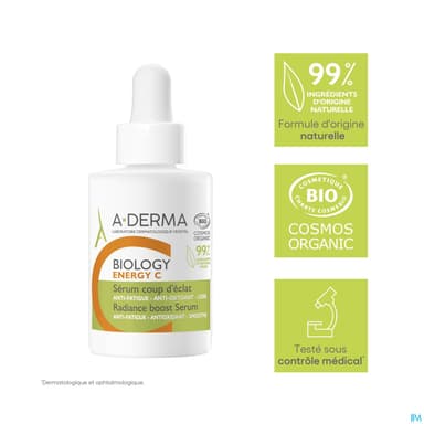 A-DERMA BIOLOGY ENERGY C SERUM30ML