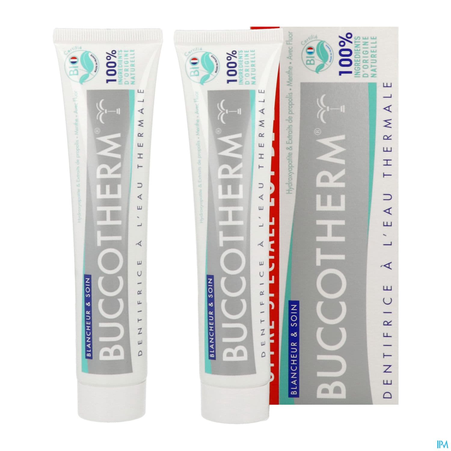 Buccotherm Dentifrice Bio Blancheur Et Soin 75ml X2
