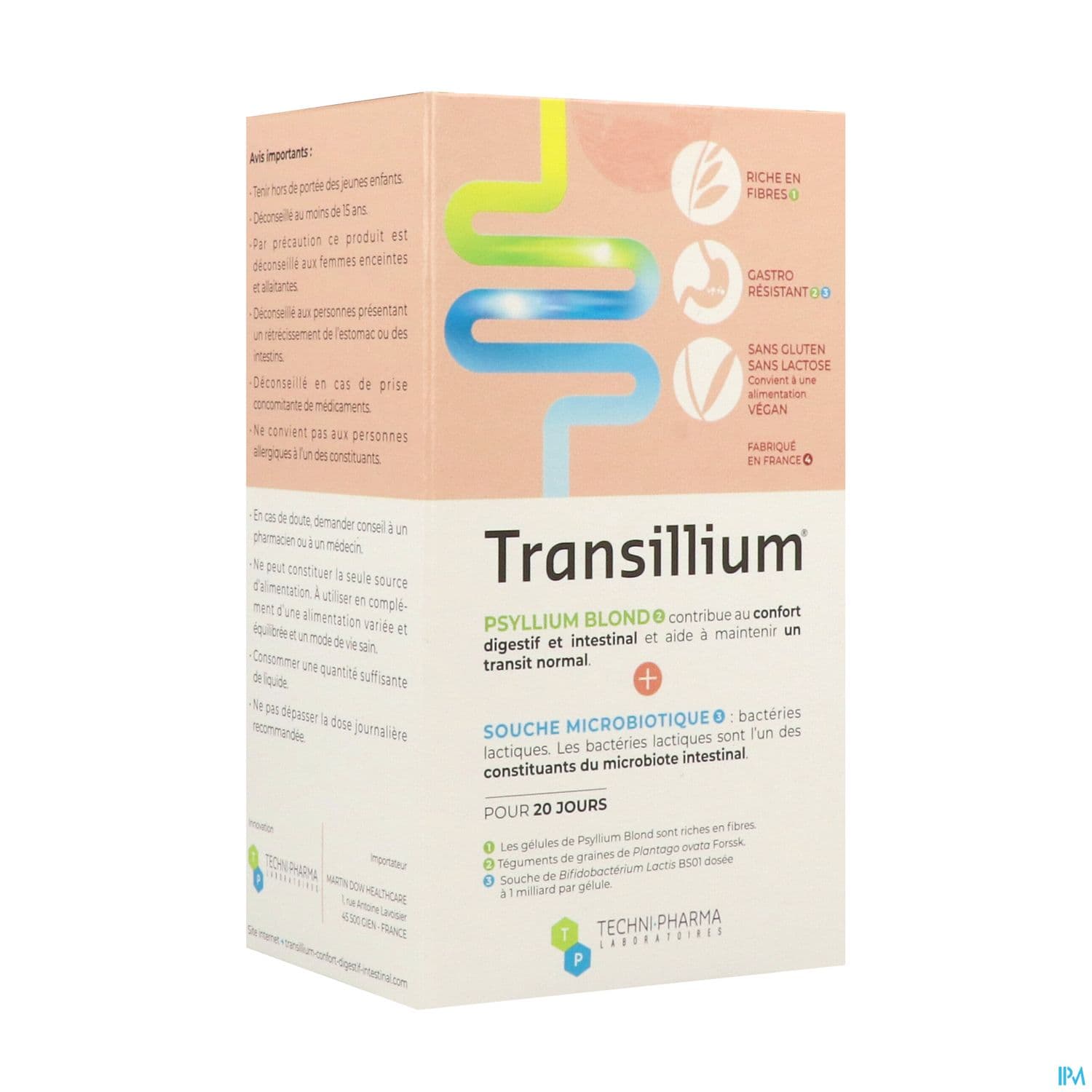 Transillium Gelule 100 — Pharmacie de Bois Lemaitre - Marseille