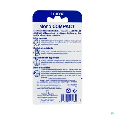 INAVA BROSSETT MONO COMP BLEU 4+2