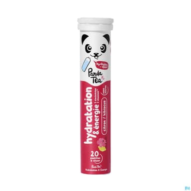 Panda Tea Hydratation Energie Pastille Effervescente Citron Hibiscus 20