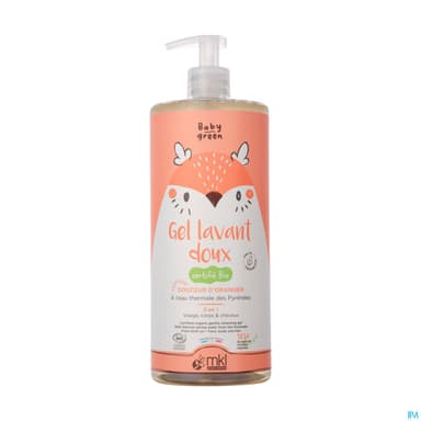 Mkl Green Nature Baby Green Gel Lavant Doux Bio 1l