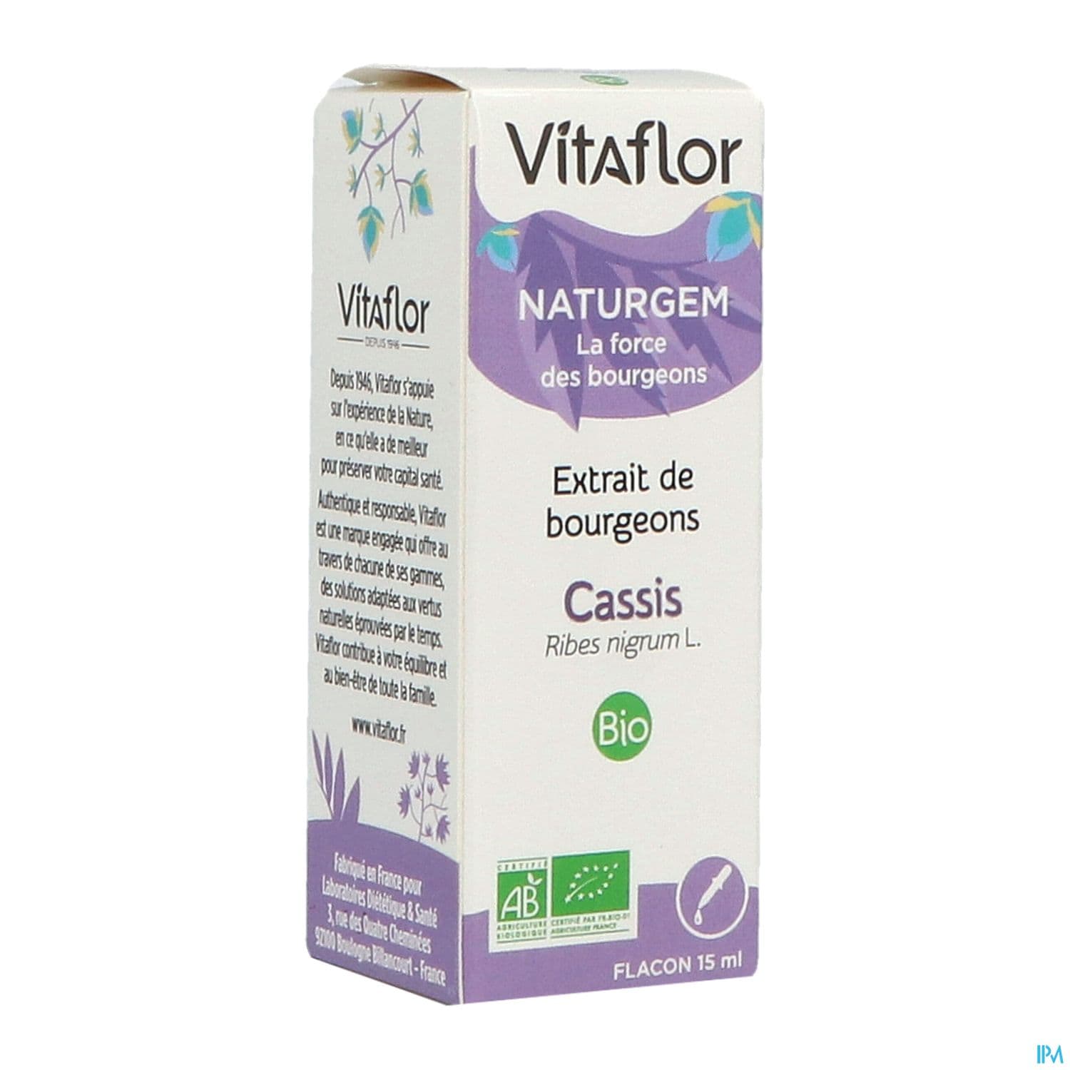 VITAFL BOURGEON BIO CASSIS 15ML