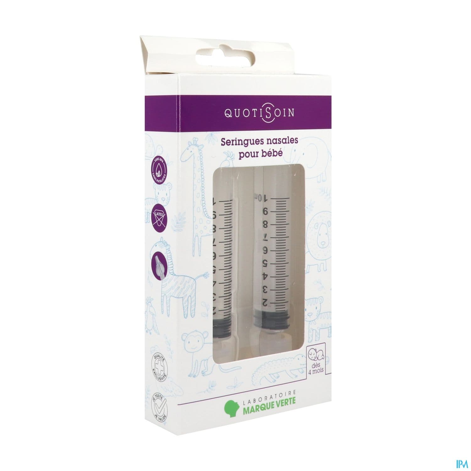 QUOTISOIN SERINGUE NASALE BEBE X2 — Pharmacie de l'Horloge - Deauville