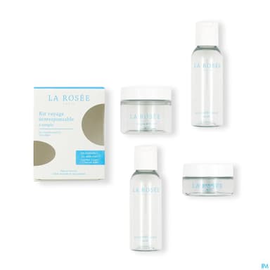 LA ROSEE KIT VOYAGE ECO POT/FLACON