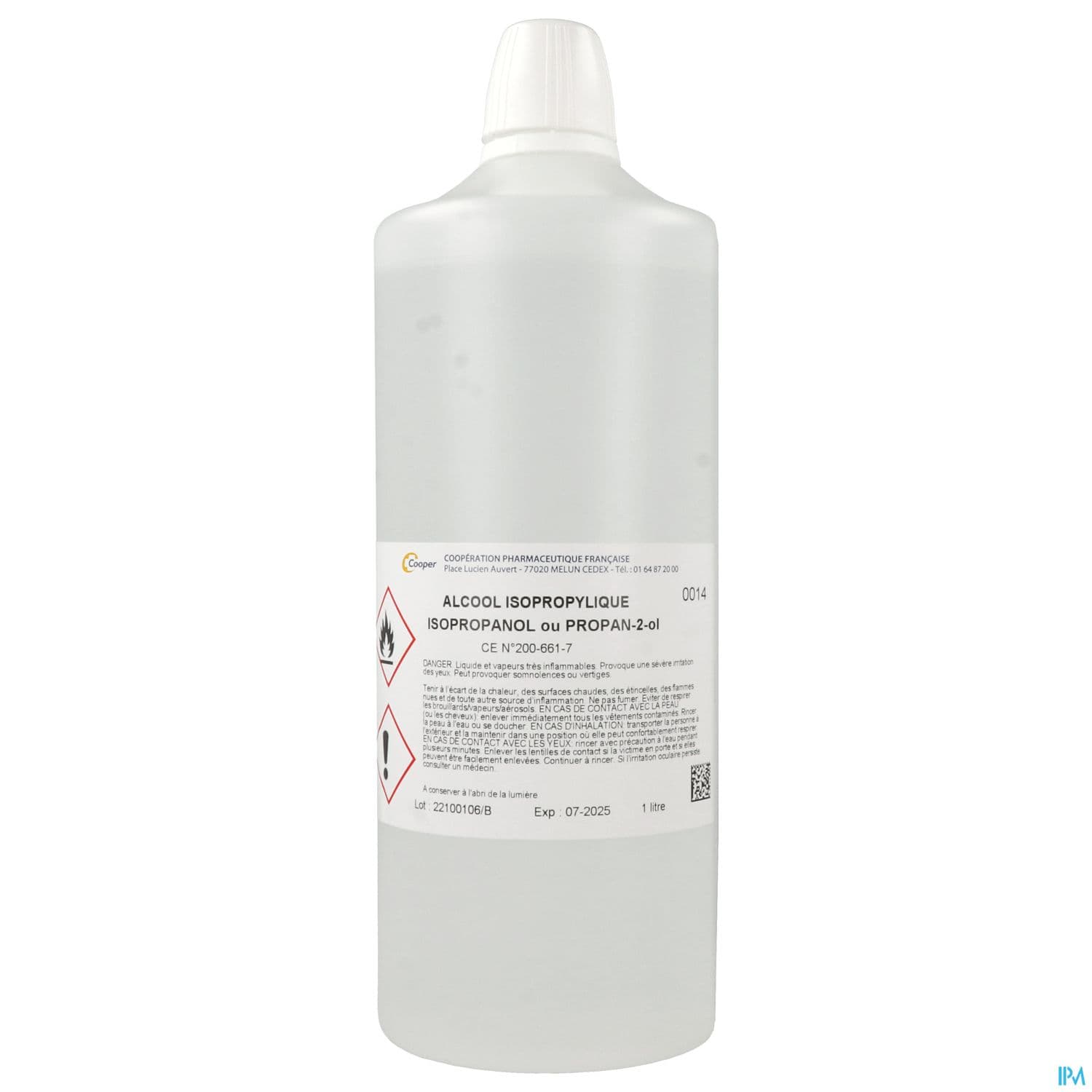 COOPER ALCOOL ISOPROPYL FL1L