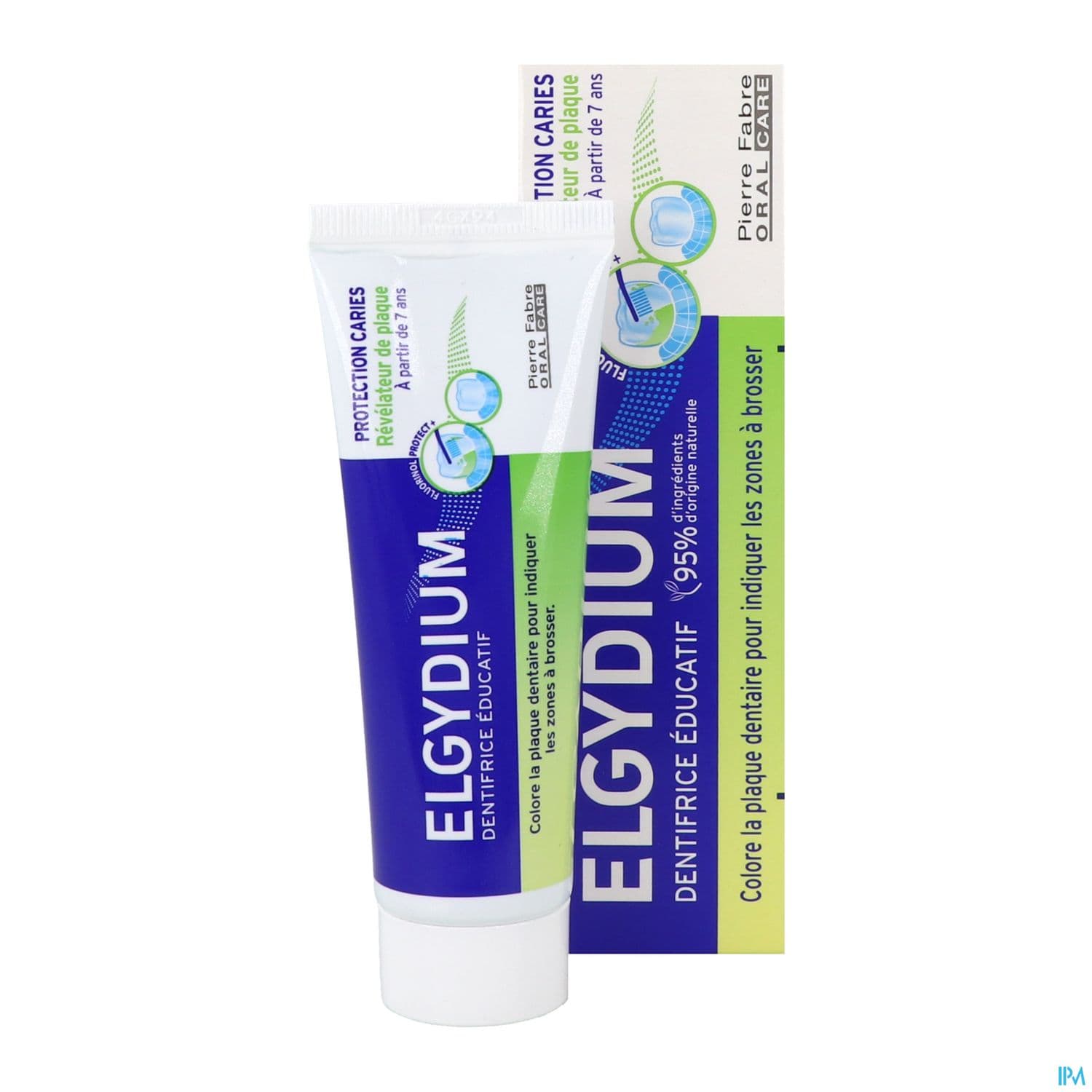 Elgydium Dentifrice Educatif Revelateur De Plaque Arome Pomme Fraiche 50ml