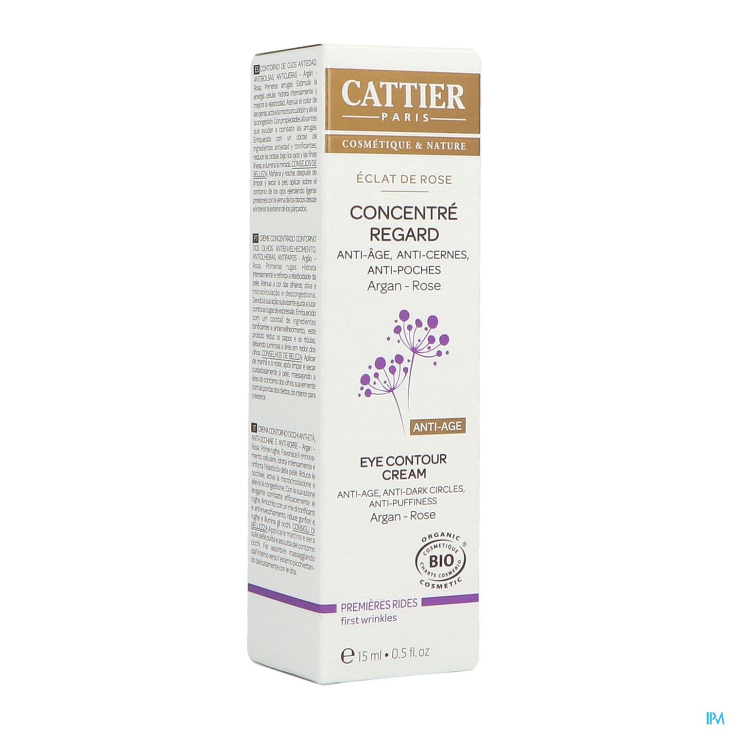 CATTIER CONC REGARD ECLAT ROSE15ML