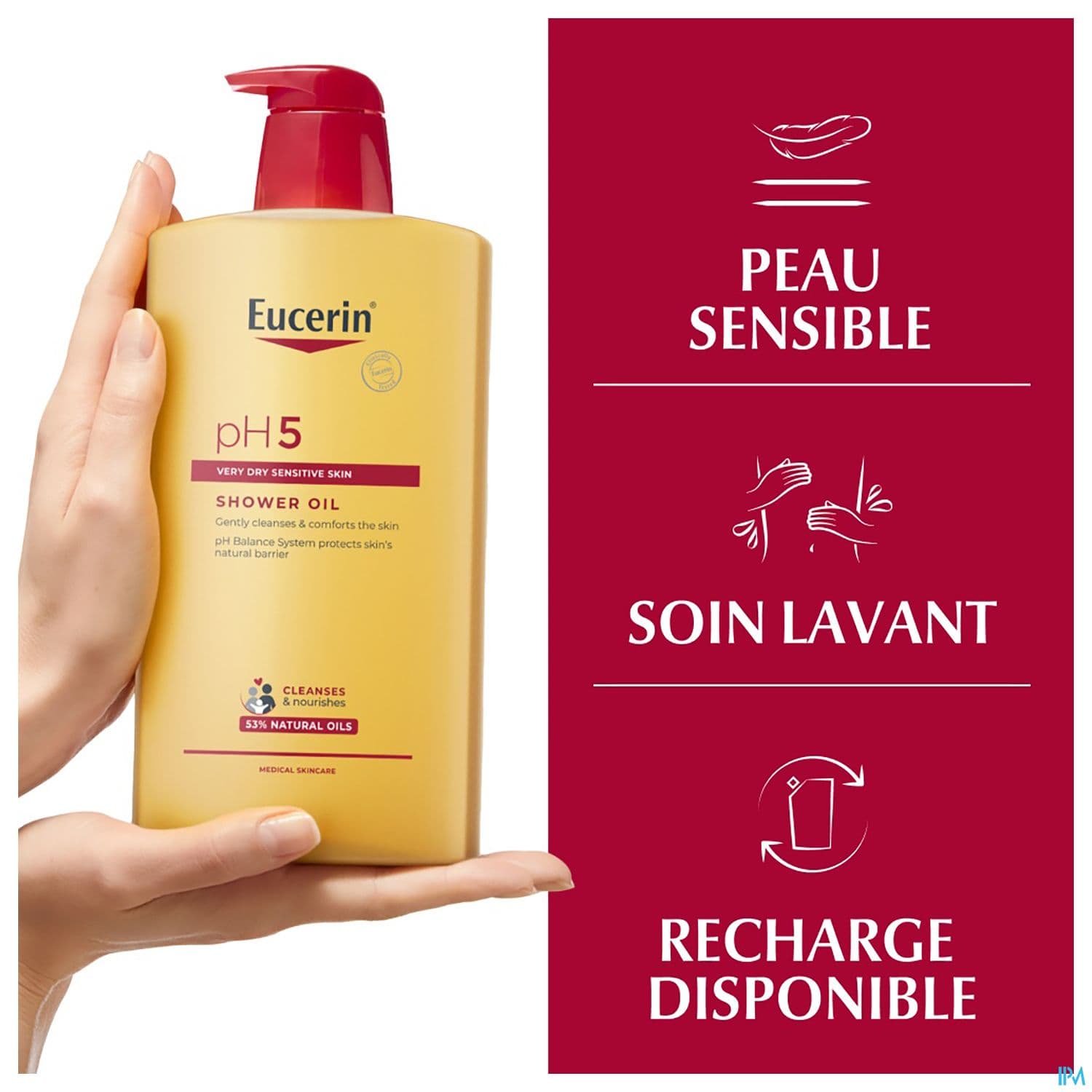 EUCERIN PH5 HUILE DOUCHE 1L