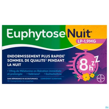 EUPHYTOSE NUIT LP 1,9MG CPR 30