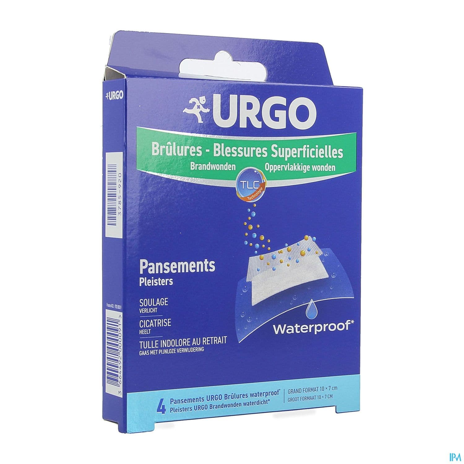 URGO BRULURE WATERPROOF GM 4