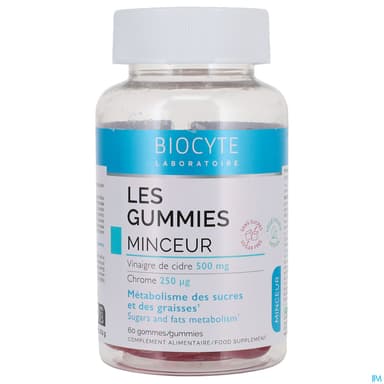 BIOCYTE LES GUMMIES MINCEUR 60