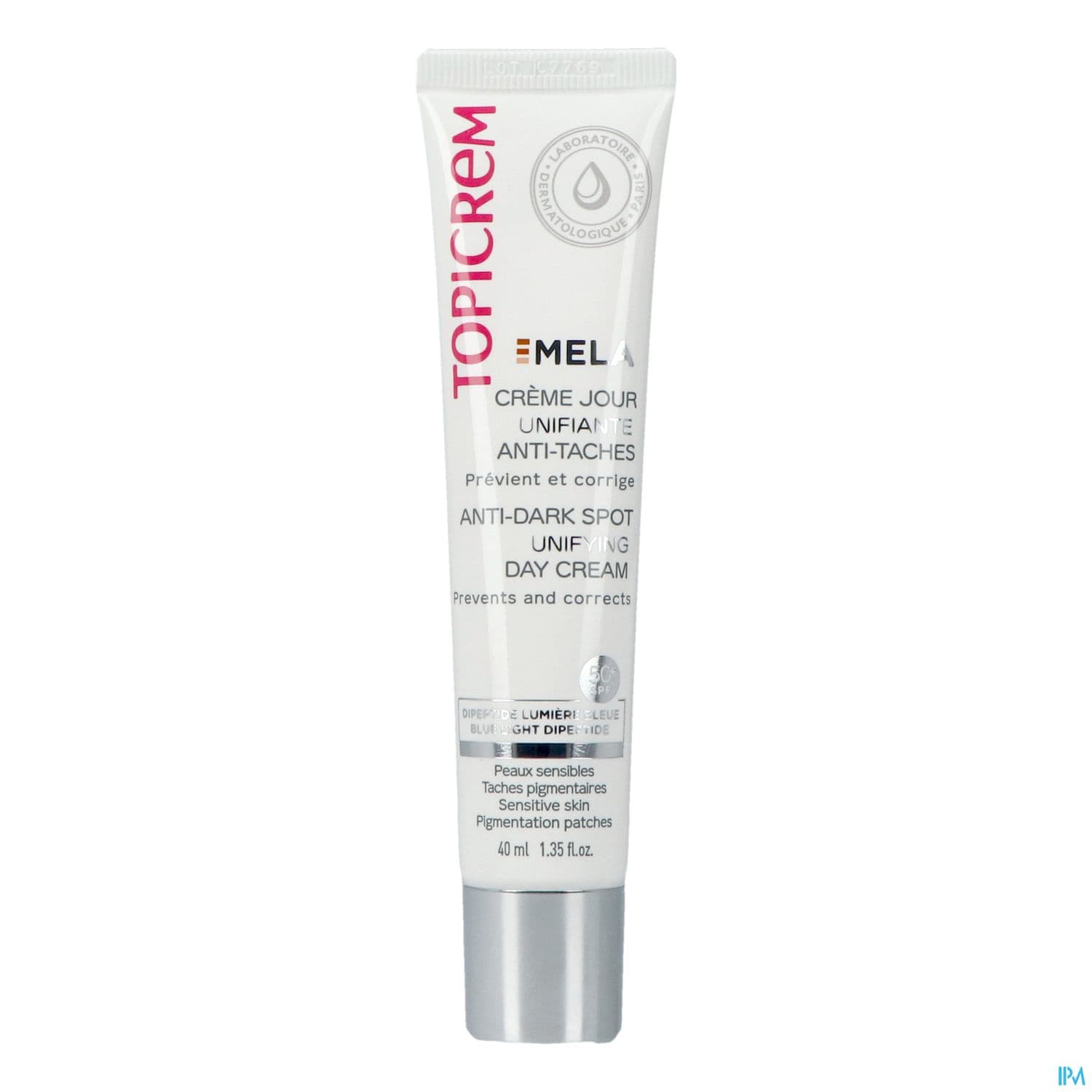 TOPICREM MELA CR A/TACHE 50+ 40ML
