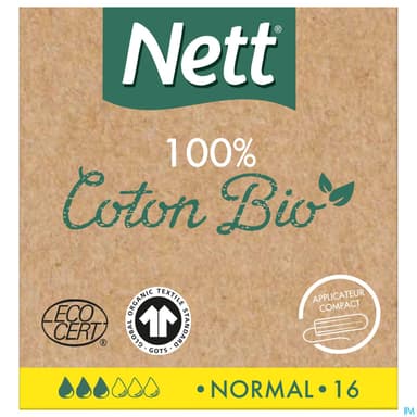 TAMPON NETT BIO+APPLIC NORM 16