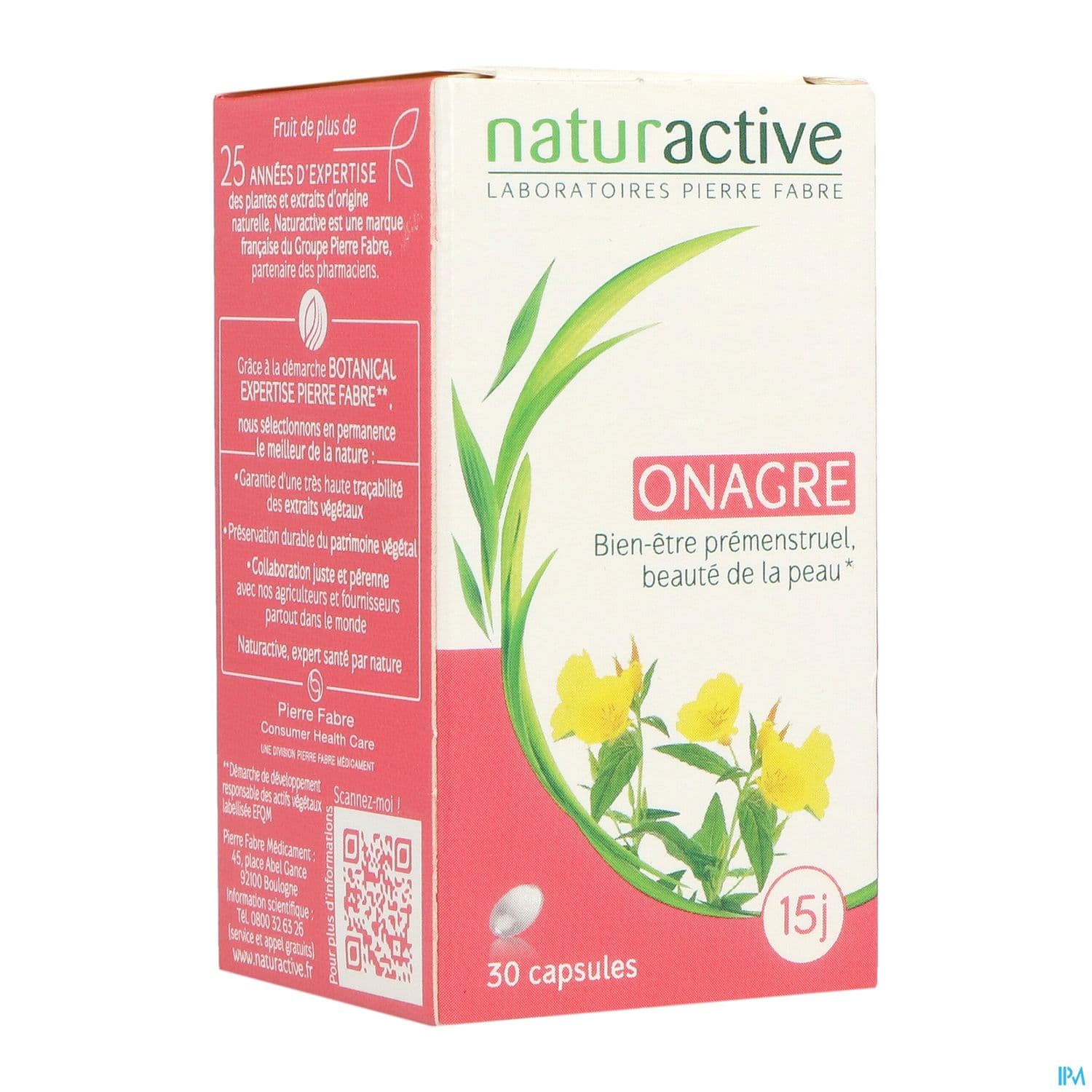 NATURACTIVE ONAGRE HLE CAPS 30 — Pharmacie Pharmavance Sacre Coeur