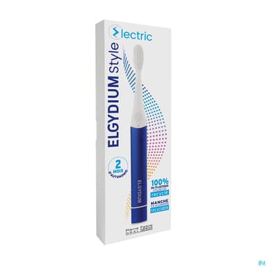 Elgydium Style Brosse A Dents Electrique Bleu
