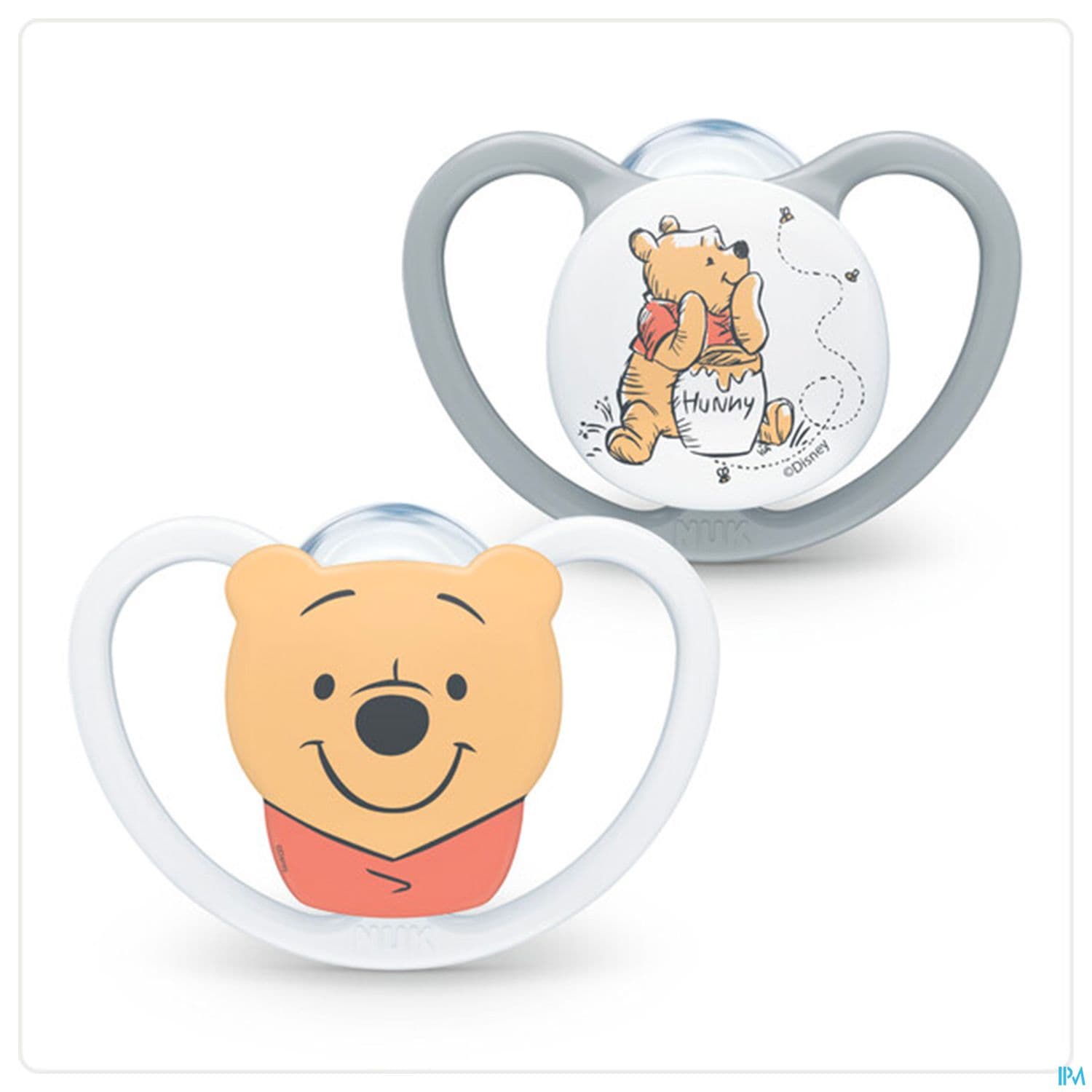 Nuk Sucette Silicone Space 0/6m Winnie l'ourson X2
