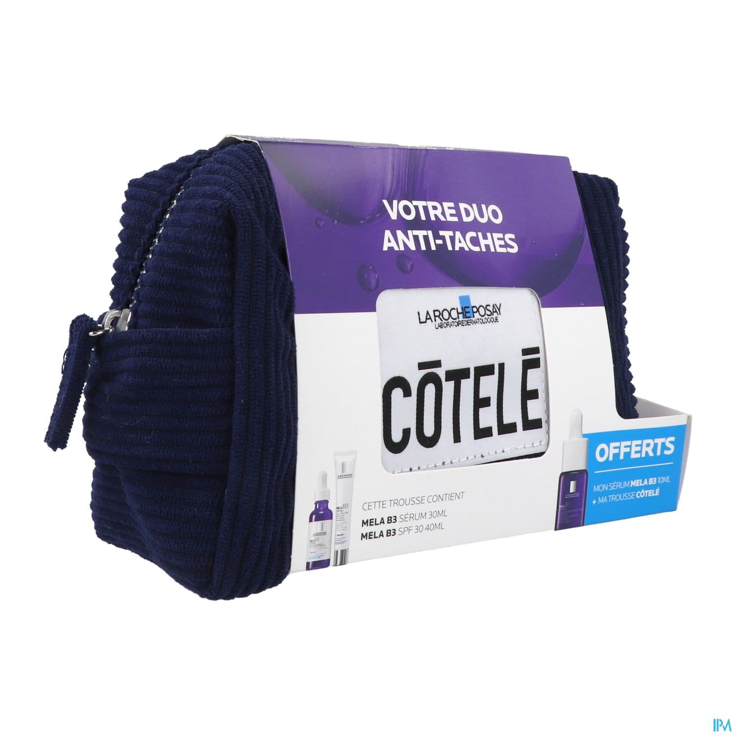 La Roche Posay Promo Trousse Mela B3 (serum 30ml + Soin Spf30 40ml + Mini Serum 10ml)