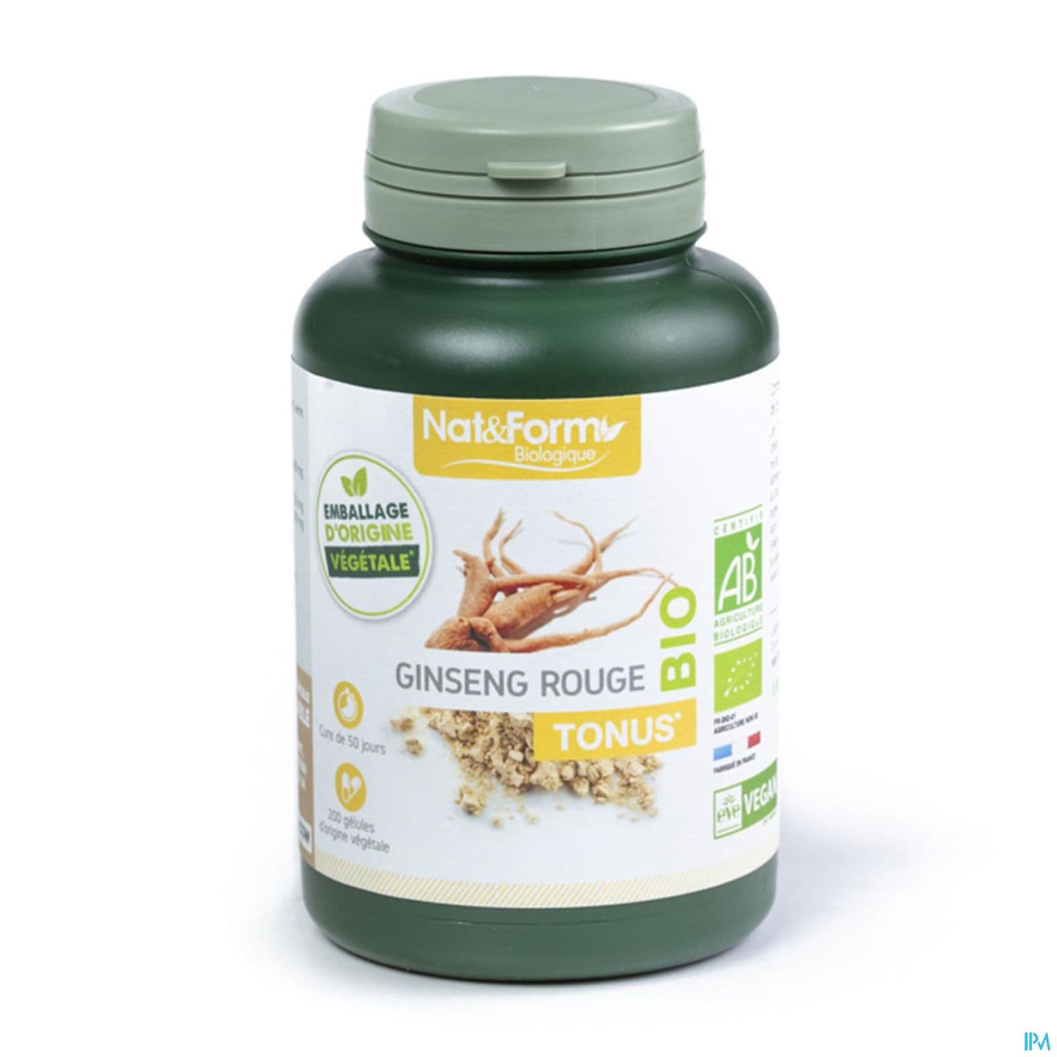NAT&FORM BIO GINSENG GELVEG200