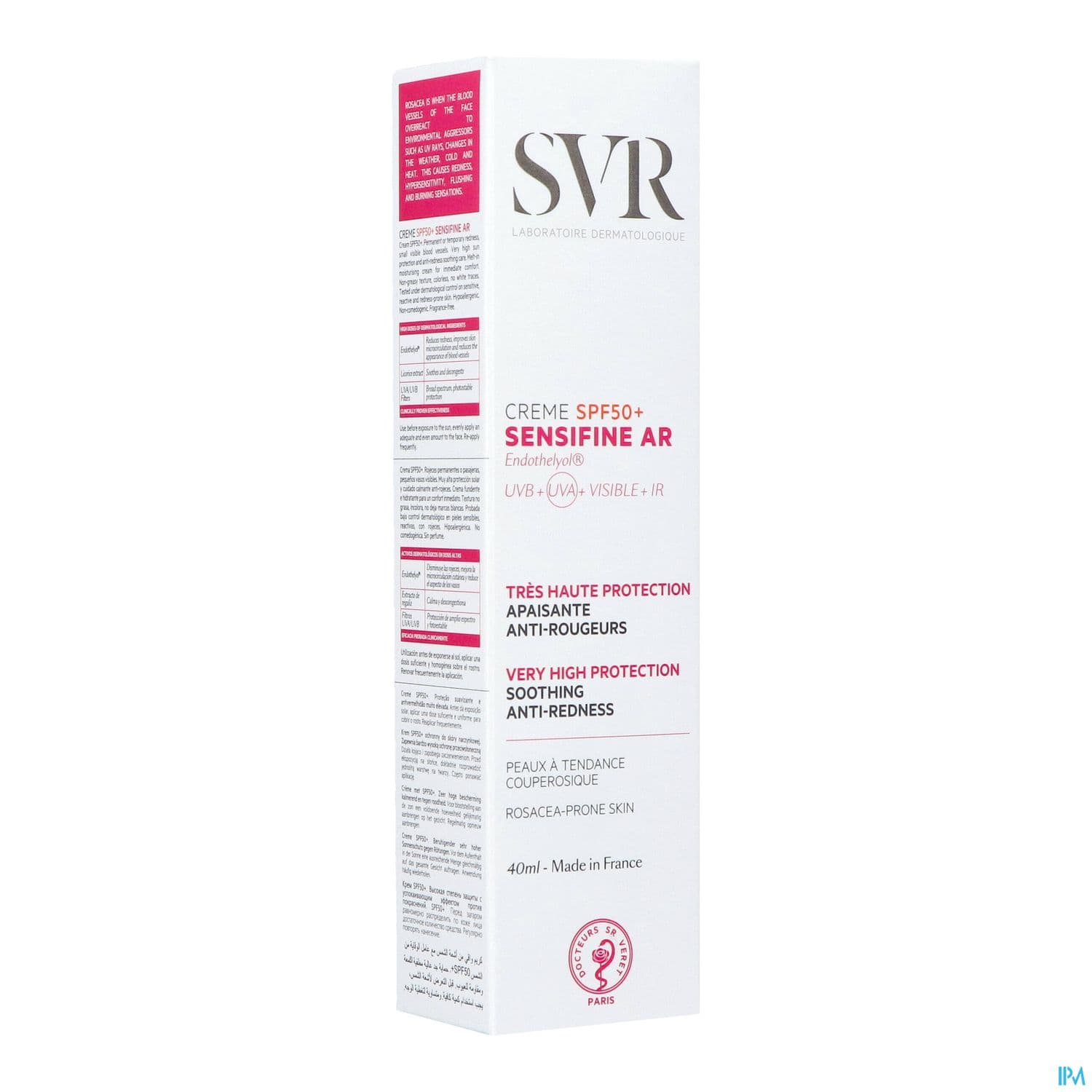SVR SENSIFINE AR CR SPF 50+ 40ML