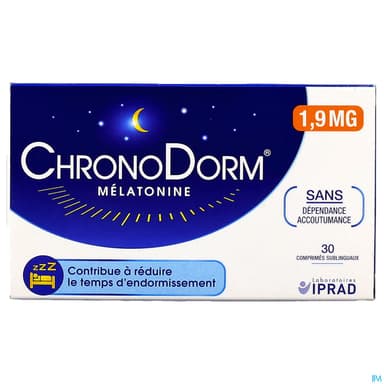 CHRONODORM MELATONINE 1,9MG CPR30