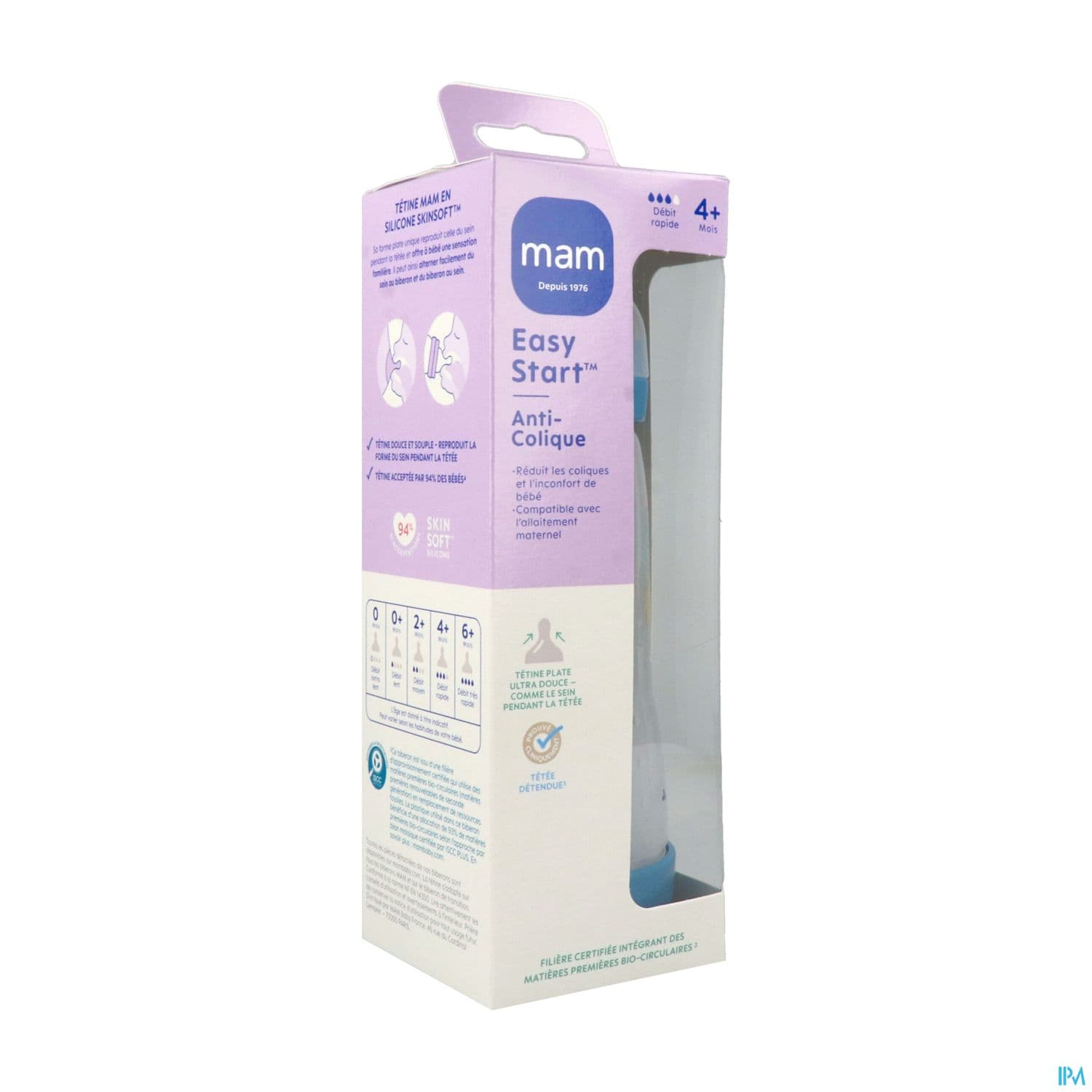 MAM BIB E ST A/COL OCEAN D3 320ML