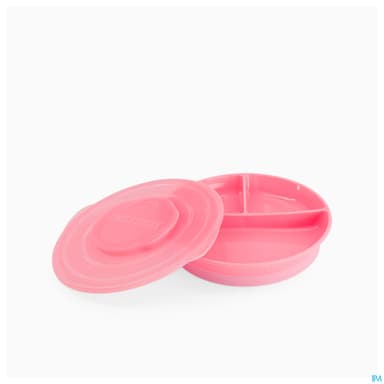 TWISTSHAKE ASSIETTE COMPA ROSE 6M+