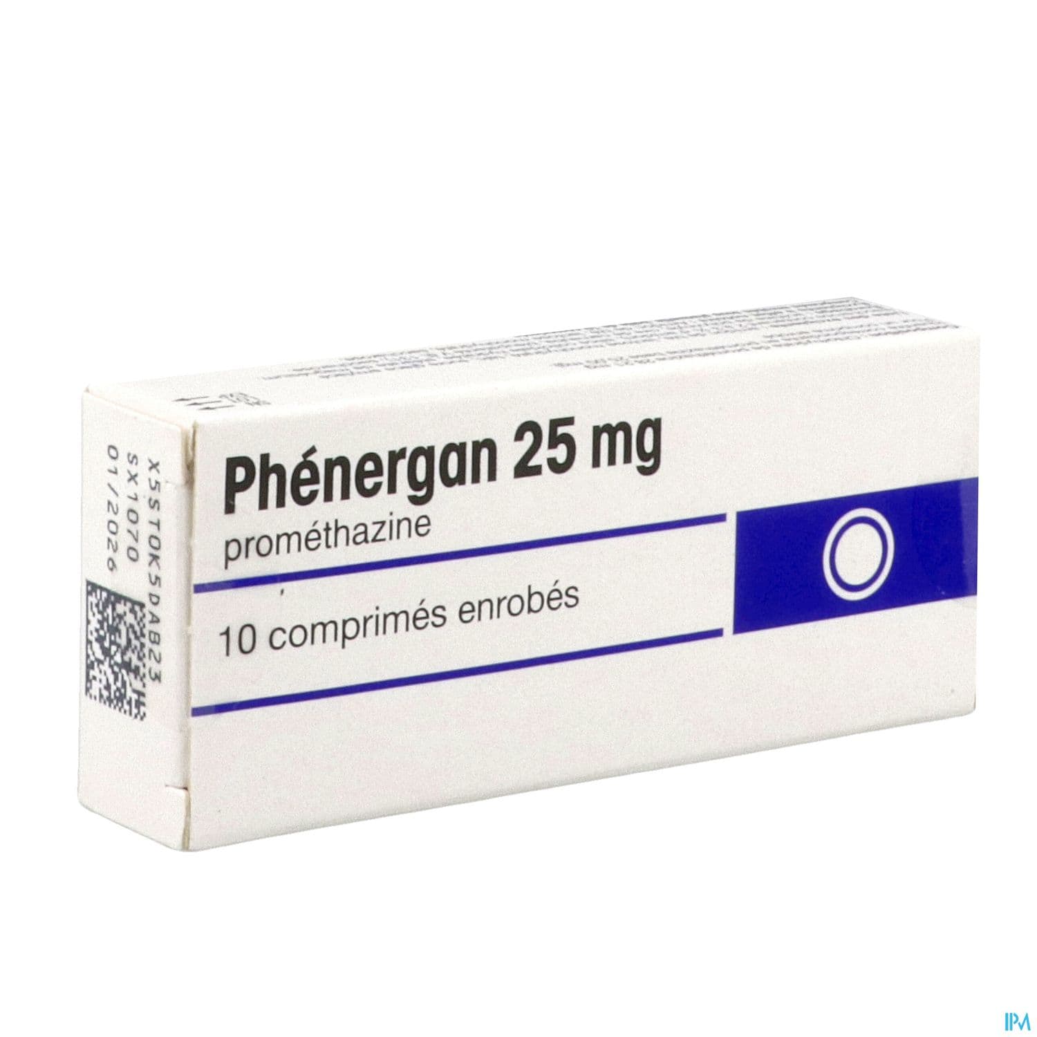 Phenergan 25mg Comprime 10