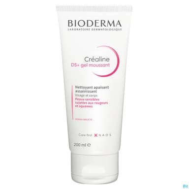 Bioderma Crealine Ds+ Gel Nettoyant Apaisant Assainissant 200ml