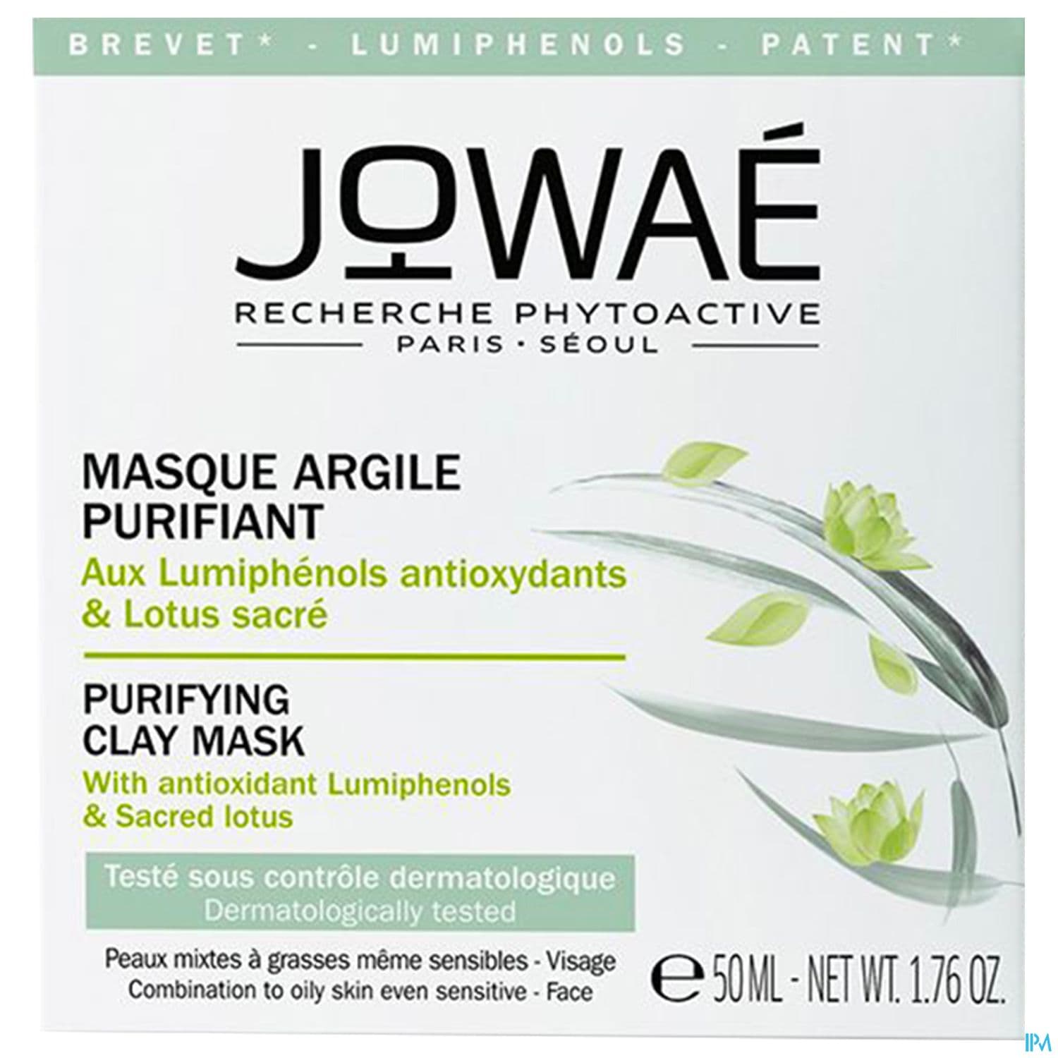 JOWAE MASQ ARGILE PURIFANT 50ML