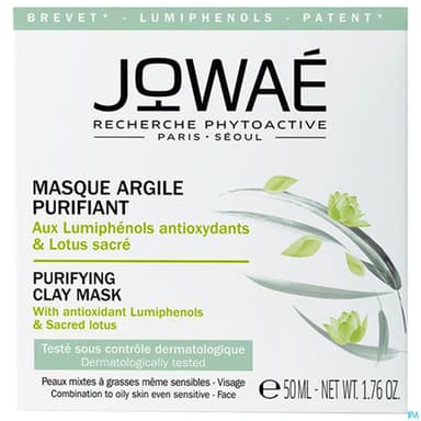 JOWAE MASQ ARGILE PURIFANT 50ML