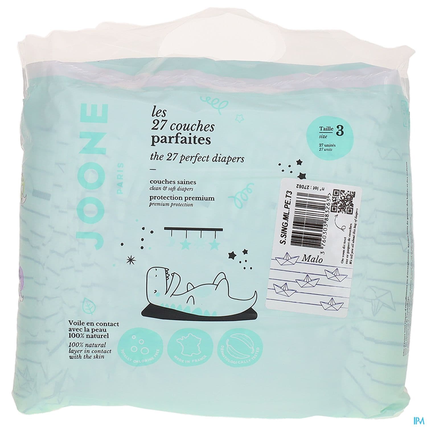 JOONE COUCHE MALO T3 4-8KG 27