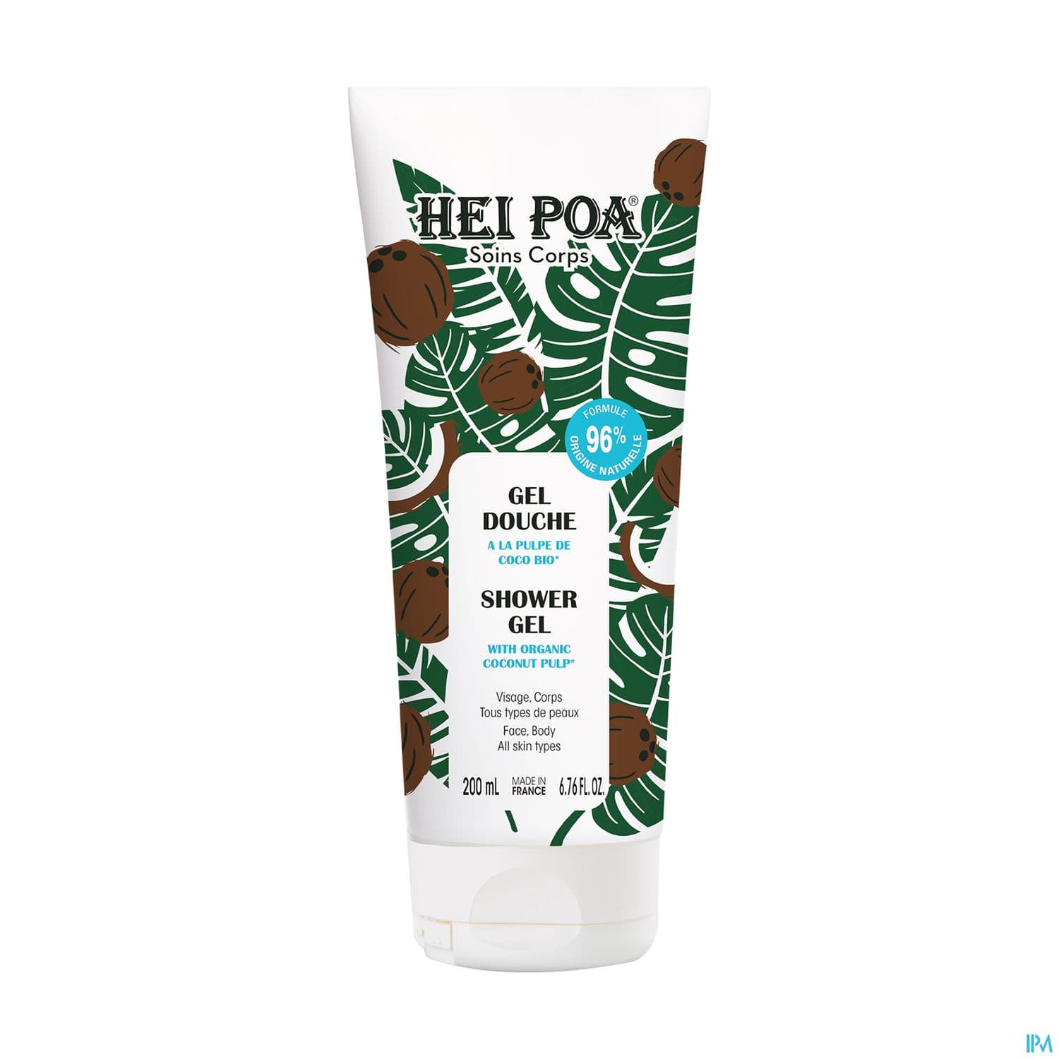 Hei Poa Gel Douche Coco Tube 200ml — Pharmacie Pharmavance Paris 9 Rochechouart